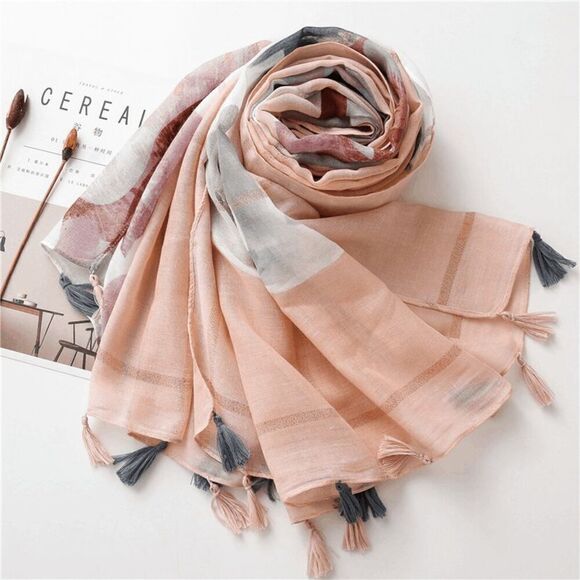 2/$30 Ladies Stylish Floral Scarf - Picture 3 of 6